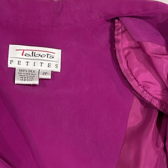 Vintage Shoulder Pads 60’s Dress, 100% Silk - Picture 3 of 4